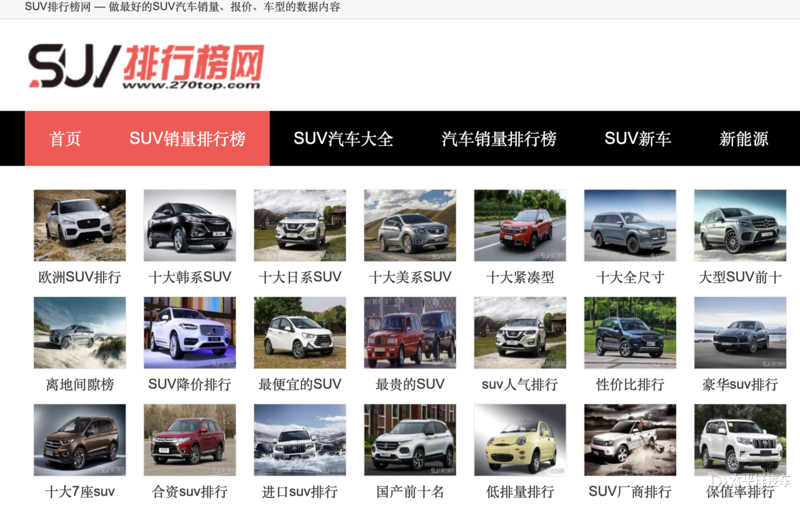 suv排行榜网教你如何选到满意的“家用suv”